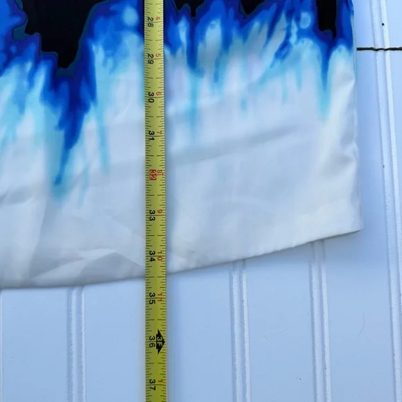 Vince Black Dress with Blue Accents - Picture 5 of 7